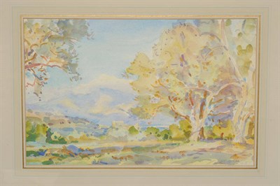 Lot 774 - Wilfred Gabriel de Glehn RA, RP, NEAC (1870-1951) "The Valley of the Vaz, Nice" Signed and...