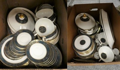 Lot 1094 - A Royal Doulton 'Carlyle' pattern dinner service (two boxes)