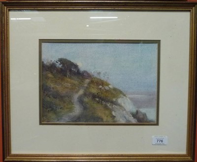 Lot 776 - George Motram Moorhouse (1882-1960) Coastal Scene at Twilight Signed and dated 1926, bearing a...