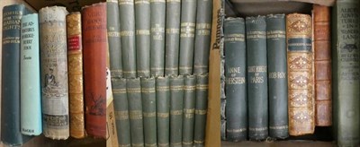 Lot 1098 - A selection of books consisting of seventeen volumes of ''The Illustrated Waverley Novels'' by...