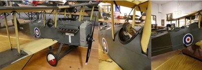 Lot 1121 - A petrol engined radio controlled model bi-plane