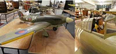 Lot 1122 - A petrol engined radio controlled model aeroplane