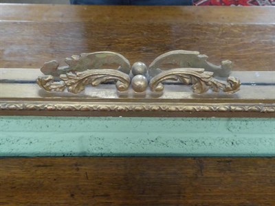 Lot 1175 - A large Victorian gilt framed overmantel mirror