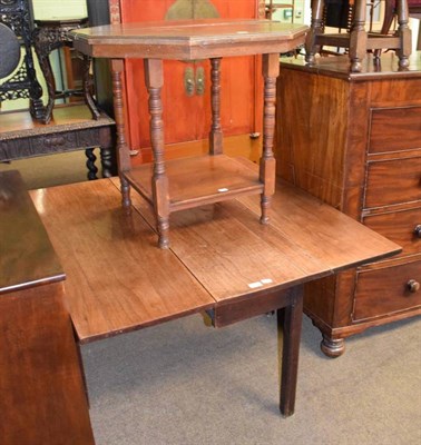 Lot 1246 - A mahogany occasional table and an early 19th century mahogany gateleg table