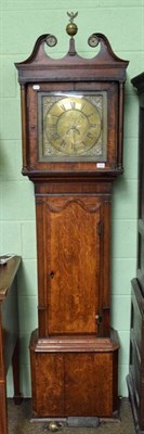 Lot 1269 - A George III oak thirty hour longcase clock