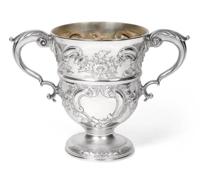 Lot 169 - A George II/III Irish Silver Twin-Handled Cup, Michael Fowler, Dublin, no date letter, circa...