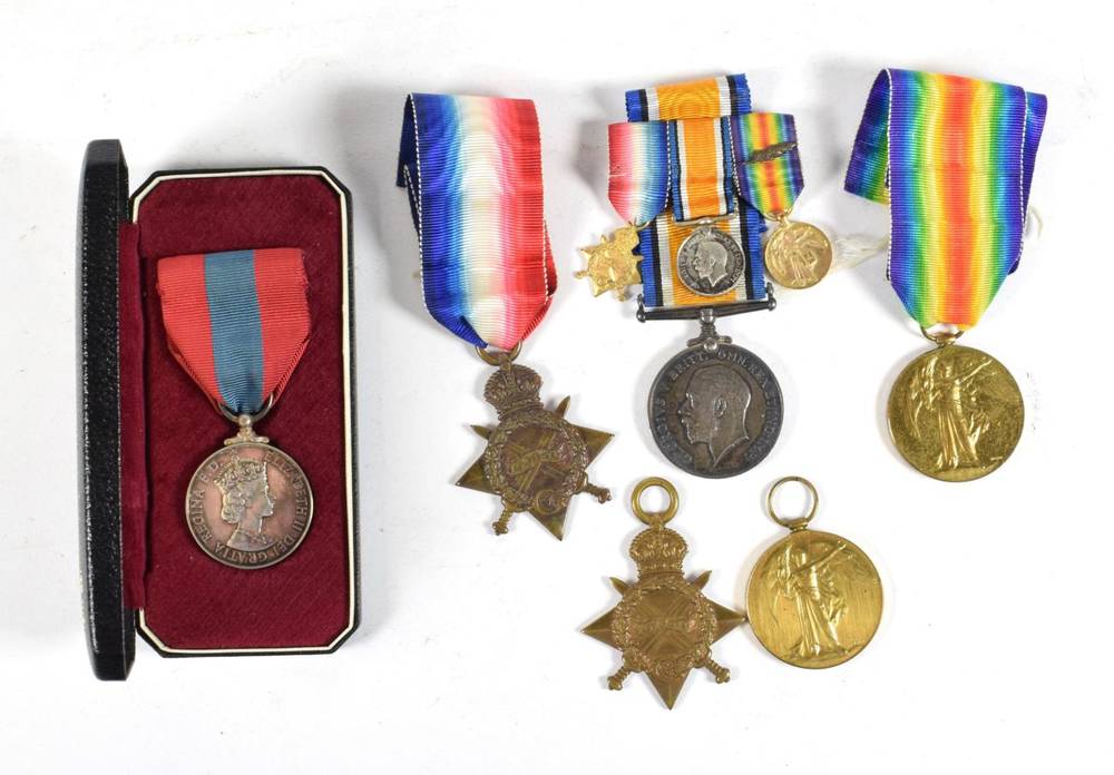 Lot 27 - A Group of Three First World War Medals, to 2.LIEUT (later MAJOR) J.A.F.GARDNER.R.F.A.,...