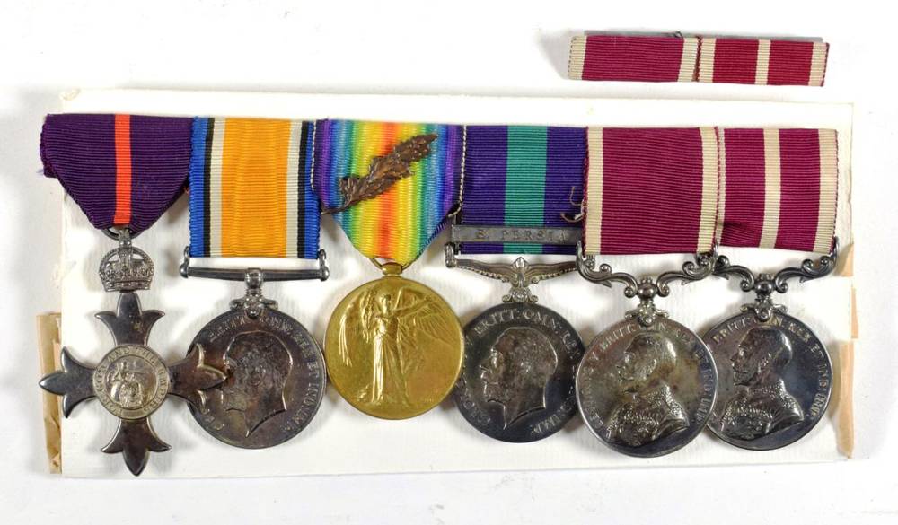Lot 31 - An M.B.E. Group of Six Medals,  awarded to Conductor W. E. Dwyer, Indian Ordnance Department,...