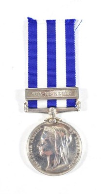 Lot 42 - An Egypt Medal 1882-89, with clasp TEL-EL-KEBIR, awarded to 2633, PTE.H.MALLOY, 2/HIGH.L.I.,...