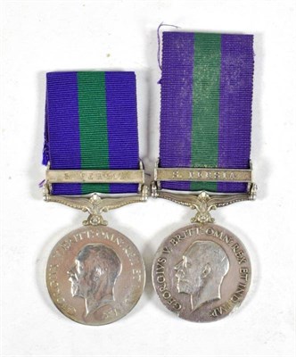 Lot 52 - A General Service Medal 1918-62,  with clasp S.PERSIA, awarded to 199 SOWAR INDAR SINGH. BURMA...