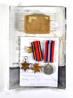 Lot 64 - A Second World War Trio, of 1939-45 Star, Burma Star and War Medal, posthumously awarded to 1387314
