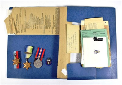 Lot 70 - A Second World War Royal Navy Trio, comprising 1939-45 Star, Atlantic Star with clasp FRANCE...