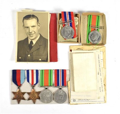 Lot 75 - A Second World War Pair, awarded to 778105 Corporal Robert Barwood Kay, RAF, comprising Defence and