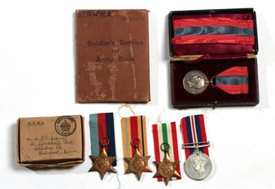 Lot 78 - A Second World War Group of Four Medals, awarded to 7379356 Private Alfred John Edward Scawn,...