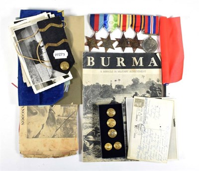 Lot 89 - A Second World War Merchant Navy Group of Five Medals, awarded to Radio Officer William Roy...