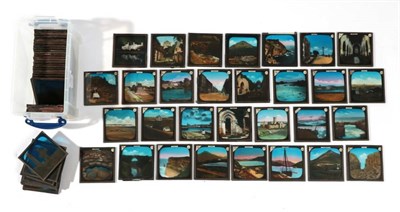 Lot 135 - A Composite Set of Sixty Eight Late Victorian Hand Tinted Magic Lantern Slides of Ireland, entitled