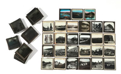 Lot 136 - A Collection of Sixty One Late Victorian/Edwardian Magic Lantern Slides of Scotland, including...