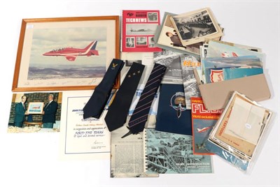 Lot 144 - R.A.F. / Aeronautical Industry Interest: a collection of memorabilia, including R.A.F....