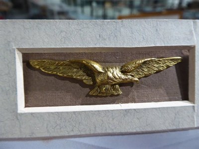 Lot 152 - A Small Collection of RAF Memorabilia, including Spitfire Fund copper lapel badge, lady's...