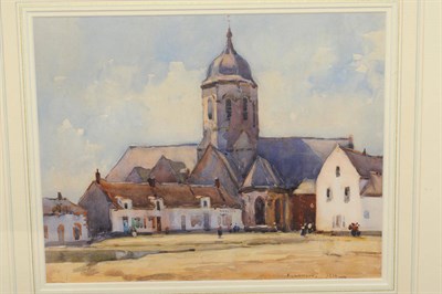 Lot 812 - Frederick (Fred) Lawson (1888-1968) "Morning at Etaples" Signed and dated 1916, bearing a later...