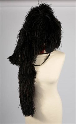 Lot 190 - An Other Ranks Piper's Feather Bonnet to the Black Watch (Royal Highlanders), with red and...