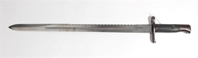 Lot 268 - An Interesting Martini Henry 1879 Pattern Saw Back Sword Bayonet for the I.C.1 Artillery...