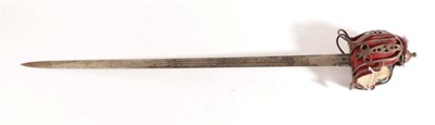 Lot 273 - A Victorian 1828 Pattern Scottish Basket Hilt Broadsword by Henry  Wilkinson, the 83cm  double edge