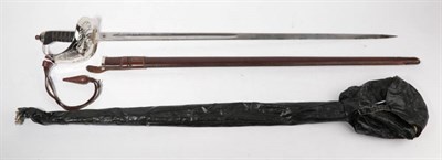 Lot 281 - A George VI 1897 Pattern Infantry Officer's Sword, the 83cm fullered steel blade etched with...