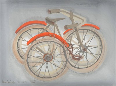 Lot 828 - Brian Shields "Braaq" FBA (1951-1997) "My Trike" Signed, dated (19)77 and inscribed Ann, also...