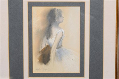 Lot 829 - Brian Shields "Braaq" FBA (1951-1997) Study of a Ballerina Signed, bearing a personal...