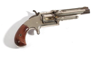 Lot 385 - A Smith & Wesson Model No.1 1/2 Second Issue Single Action Five Shot Revolver, .32 calibre,...