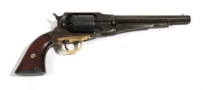 Lot 388 - A Remington Army .44 Calibre Six Shot Percussion  Revolver, with blued finish, the 20cm...