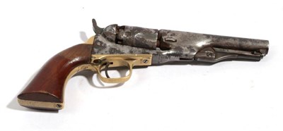 Lot 389 - A Colt Model 1862 Police .36 Calibre Five Shot  Percussion Revolver, the 11.5cm round steel...