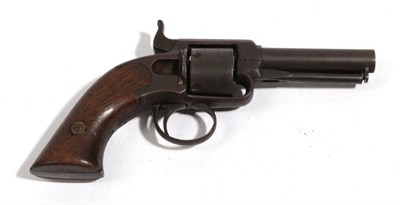 Lot 390 - A Warner .30 Rimfire Five Shot Pocket Revolver, the 7.5cm round barrel lacking the foresight,...