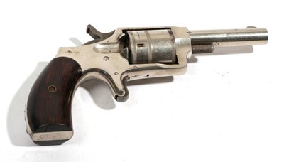 Lot 391 - A Dictator .32 Calibre Rimfire Five Shot Pocket Revolver, with silver plated finish, the 7cm...