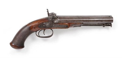 Lot 394 - A 19th Century Side by Side Double Barrel Percussion Travelling Pistol by Forsyth & Co., London, 16