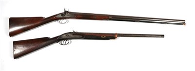 Lot 431 - A 19th Century Single Barrel Percussion Sporting Gun by William Moore & Son, the 81cm steel...