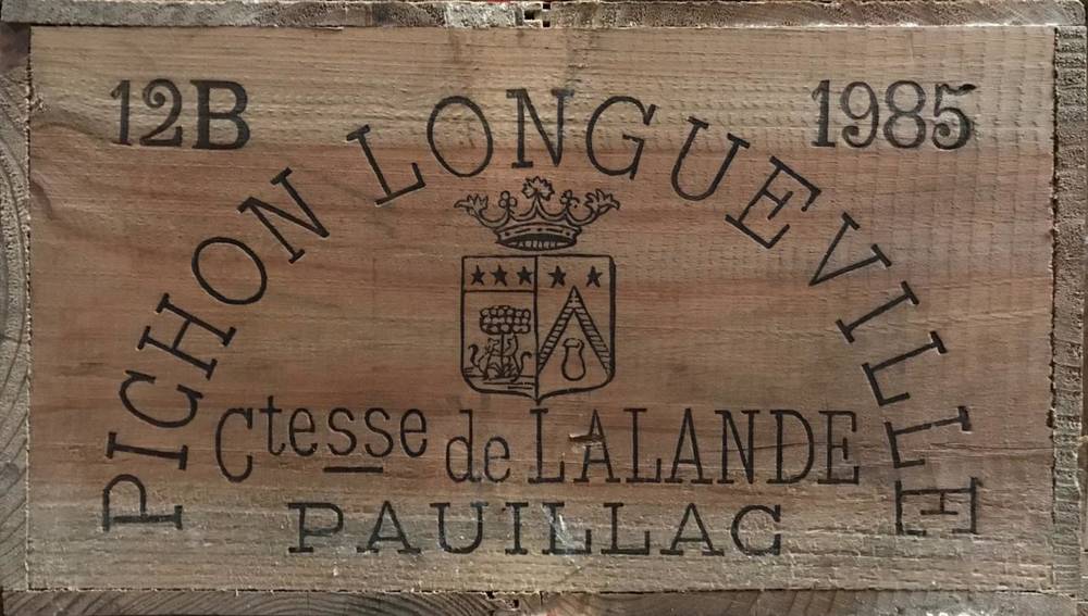 Lot 2010 - Chateau Pichon Longueville Comtesse de Lalande 1985 Pauillac 12 bottles owc 92/100 Wine Spectator
