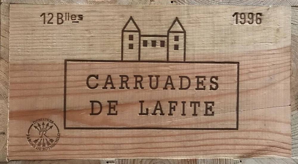 Lot 2016 - Carruades de Lafite 1996 Pauillac 12 bottles owc 89/100 Robert Parker