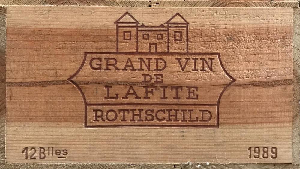 Lot 2023 - Chateau Lafite-Rothschild 1989 Pauillac 12 bottles owc 98/100 Decanter Magazine