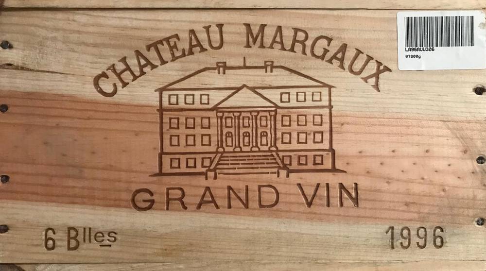 Lot 2028 - Chateau Margaux 1996 Margaux 6 bottles owc 100/100 Wine Advocate