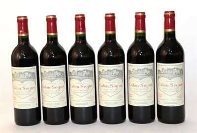 Lot 2029 - Chateau Calon-Ségur 1996 Saint Estèphe 6 bottles owc 92/100 Robert Parker