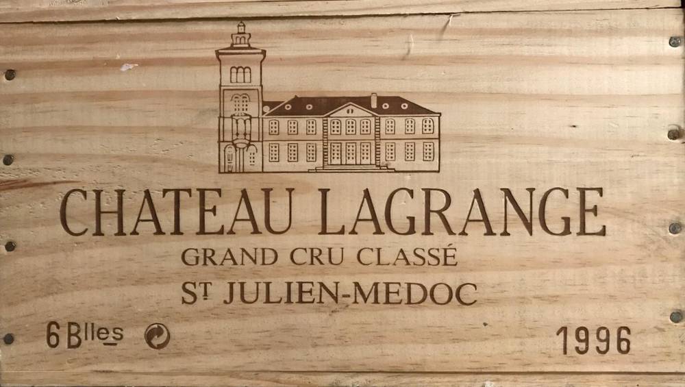 Lot 2031 - Chateau Lagrange 1996 Saint-Julien 6 bottles owc 92/100 Robert Parker