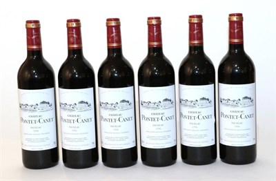 Lot 2046 - Chateau Pontet-Canet 1996 Pauillac 12 bottles owc 92+/100 Robert Parker