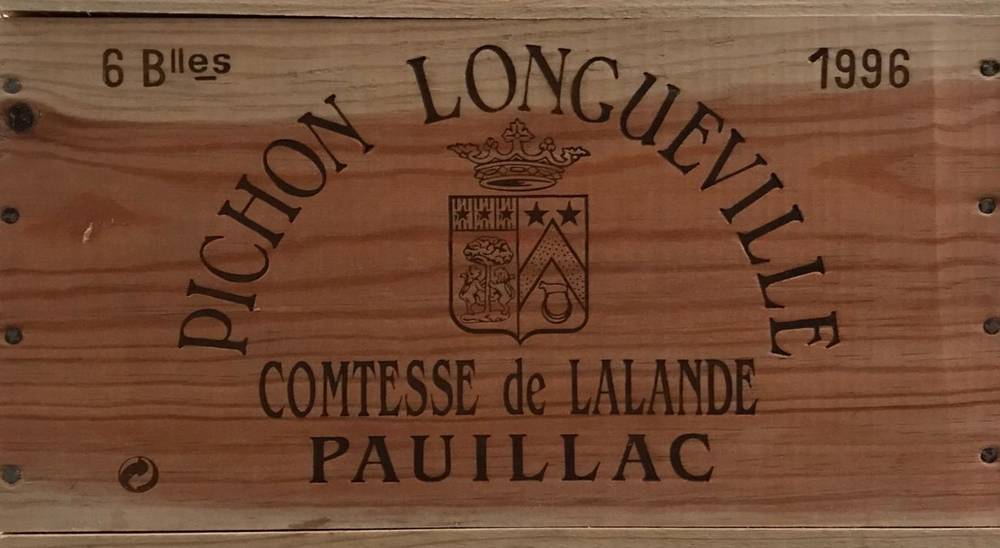 Lot 2047 - Chateau Pichon Longueville Comtesse de Lalande Pauillac 1996 6 bottles owc Wine Advocate...