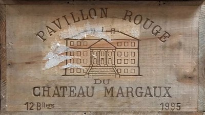 Lot 2051 - Pavillon Rouge du Chateau Margaux 1995 Margaux 12 bottles owc 89/100 Robert Parker