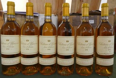 Lot 2072 - Chateau d'Yquem 1990 Sauternes 12 bottles owc 99/100 Robert Parker