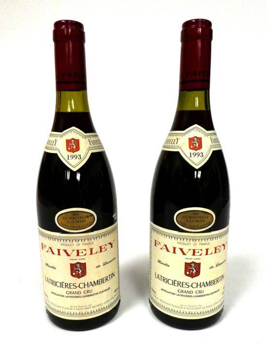 Lot 2091 - Latricières-Chambertin Grand Cru 1993 Domaine Faiveley 2 bottles