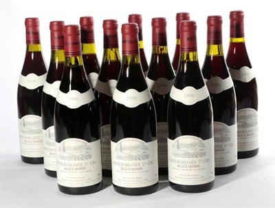 Lot 2095 - Vosne-Romanée 1er Cru Beaux-Monts 1990 Domaine David Rion & Fils 12 bottles