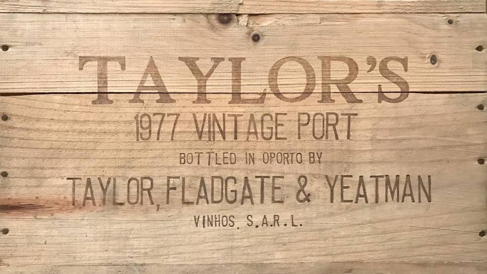 Lot 2112 - Taylor's Vintage Port 1977 12 bottles owc 96/100 Robert Parker